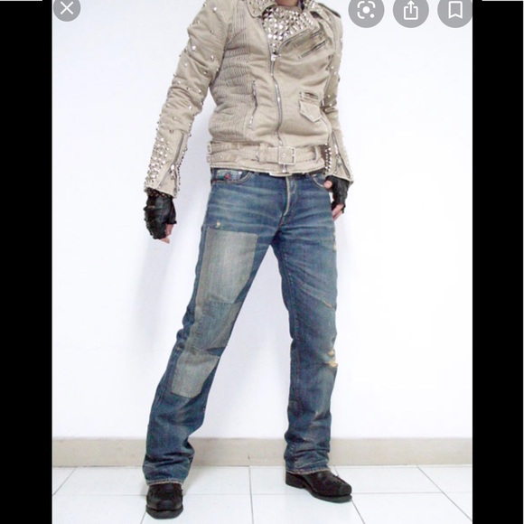 HP Mens Energie Straight Morris Blue Wash Denim 30x34